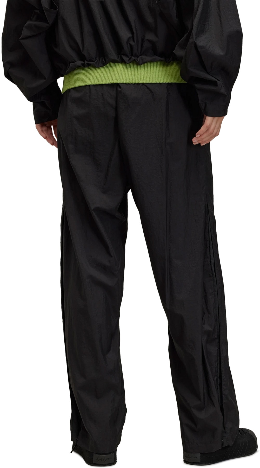 Y-3: Noir Pantalon ultraléger en nylon Noir - 3