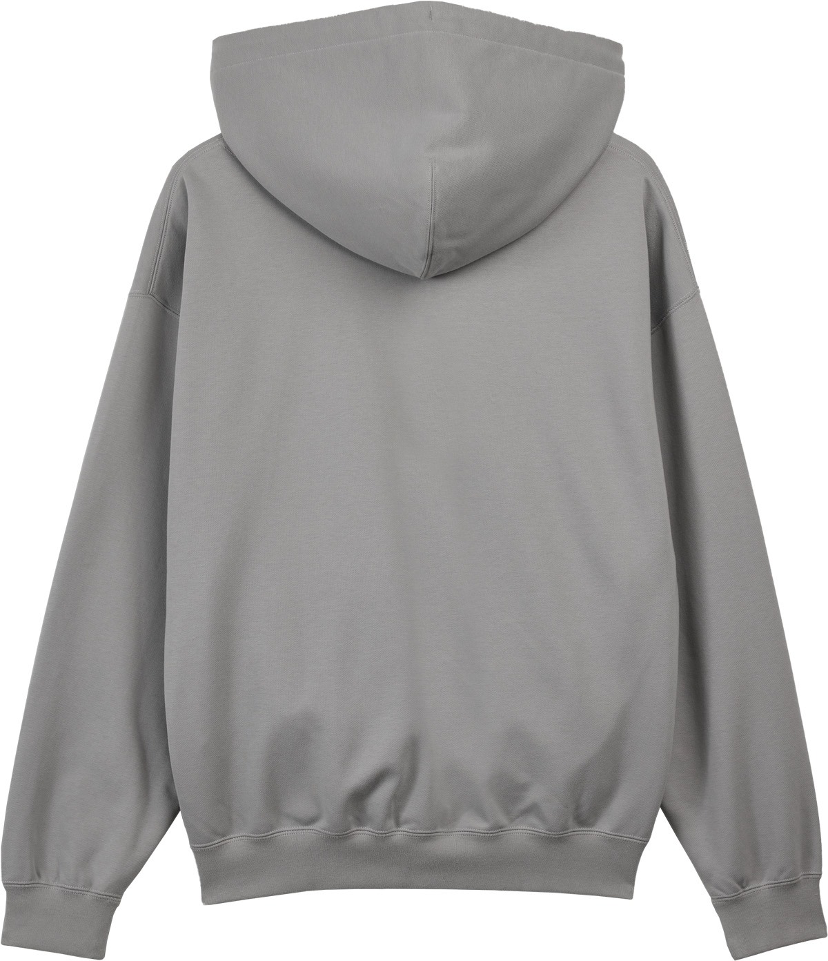 Y-3: Gris Sweat à capuche zippé avec logo Gris - 2