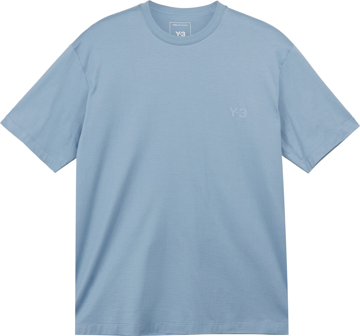 Y-3: Bleu T-Shirt graphique Bleu - 1