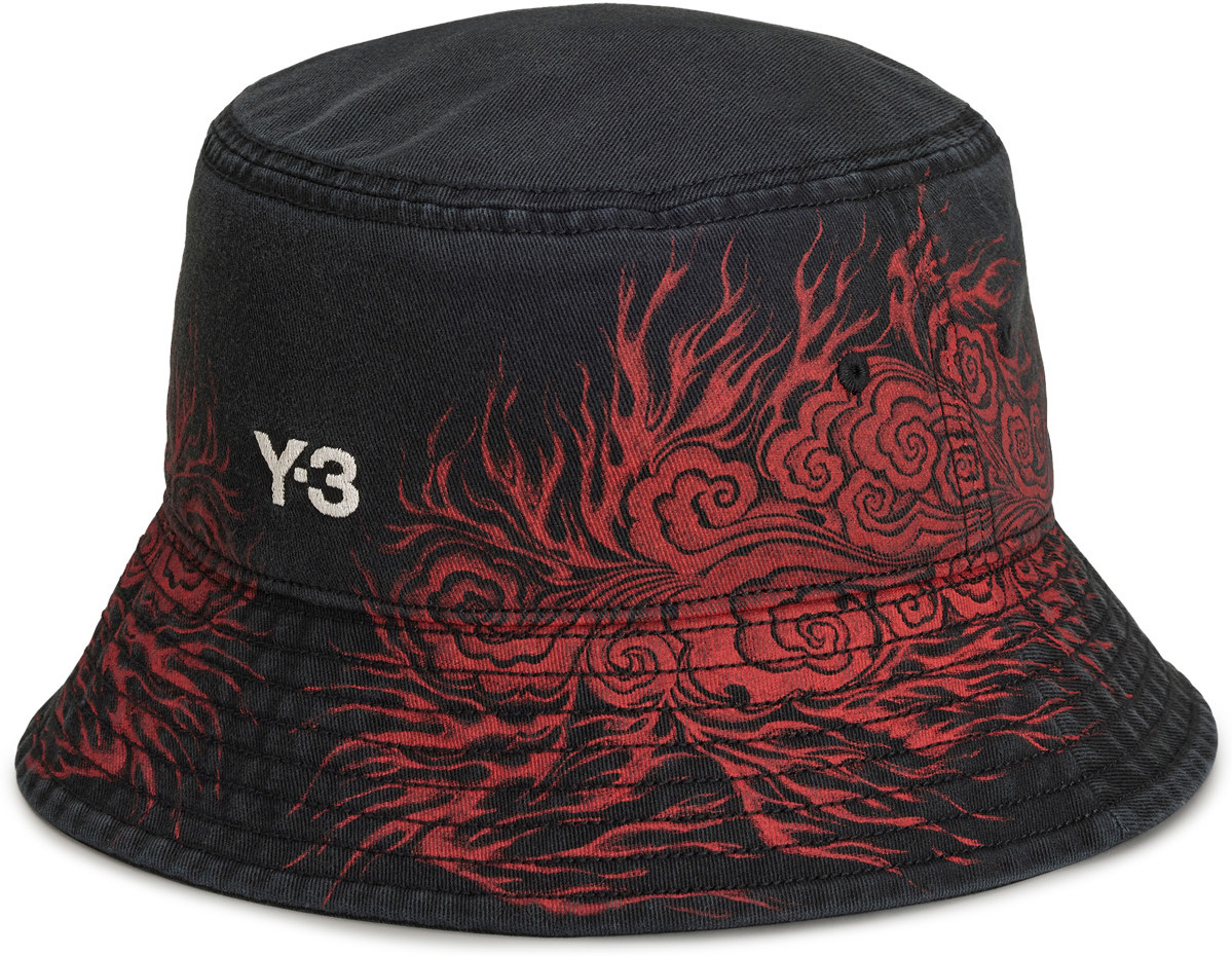 Y-3: Noir JFA Bucket Hat Noir - 1