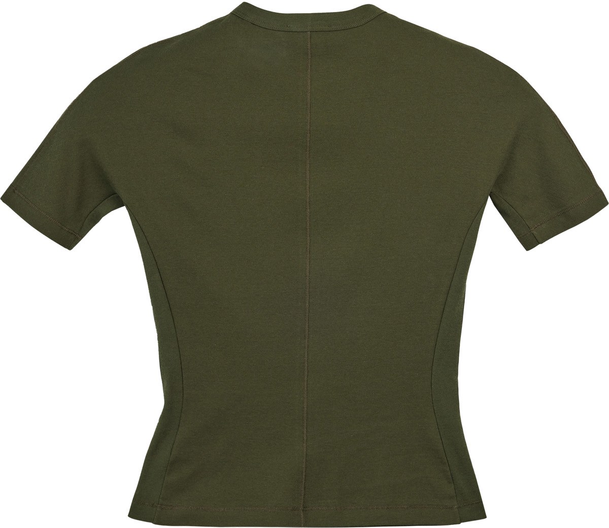 Y-3: Green Fitted T-Shirt - 2