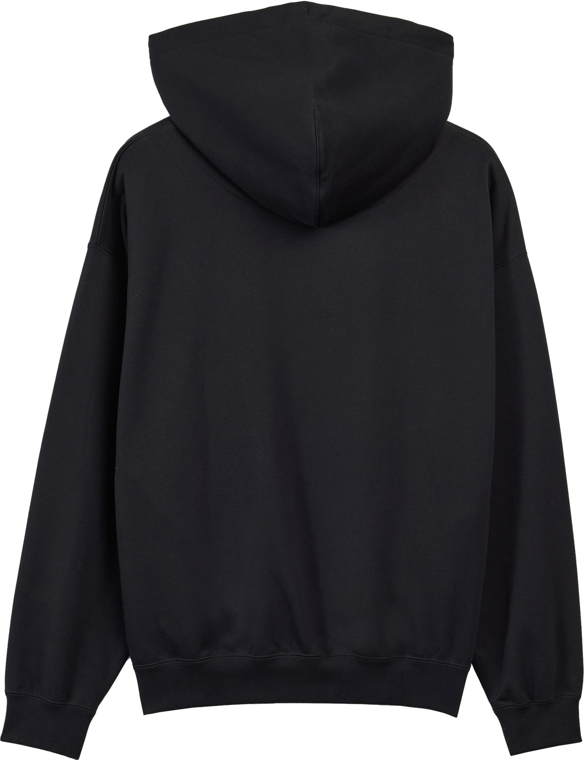 Y-3: Noir Sweat à capuche zippé avec logo Noir - 2