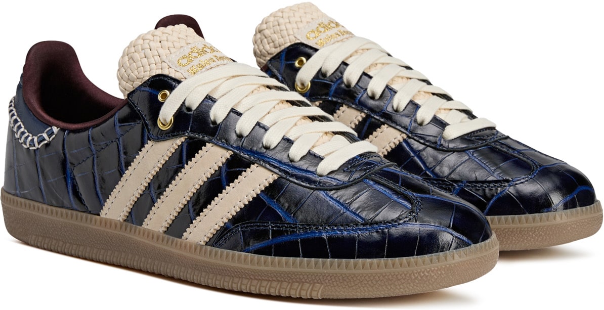 adidas Originals: Bleu Wales Bonner Samba Bleu - 3