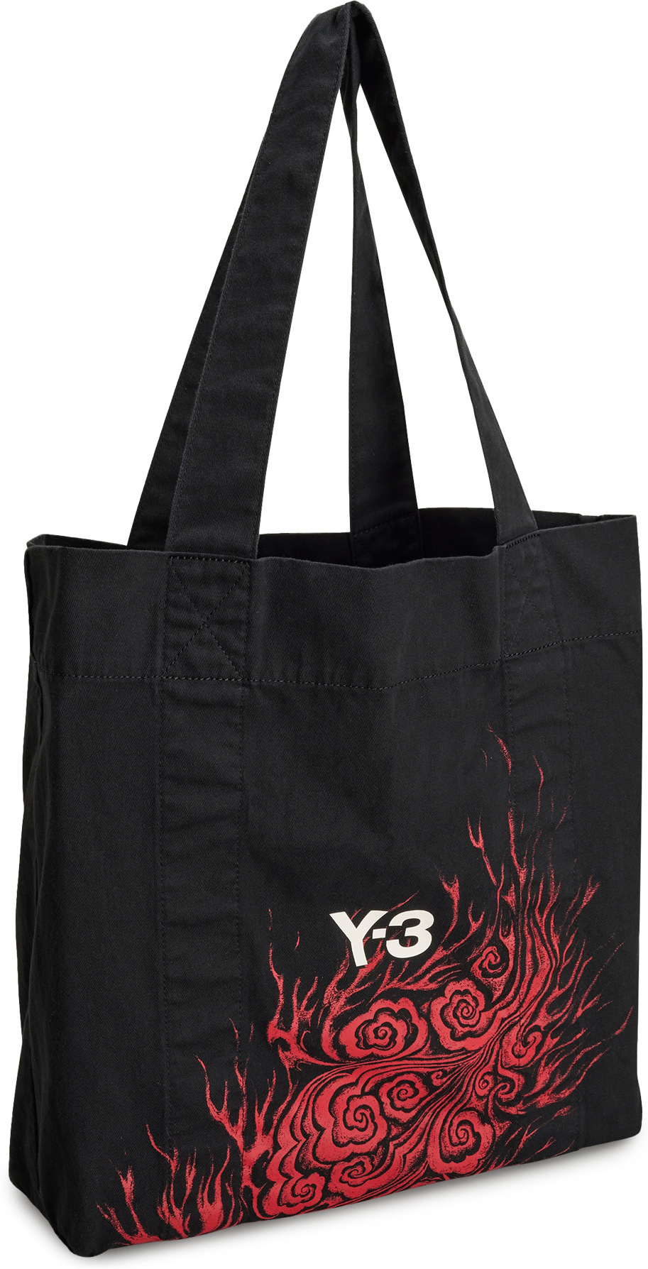 Y-3: Black JFA Tote Bag - 2