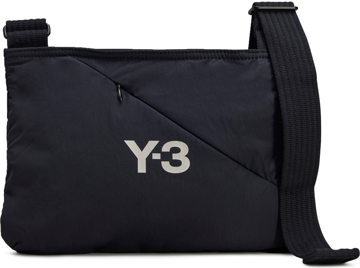 Y-3: Noir Nylon Sacoche Noir - 1