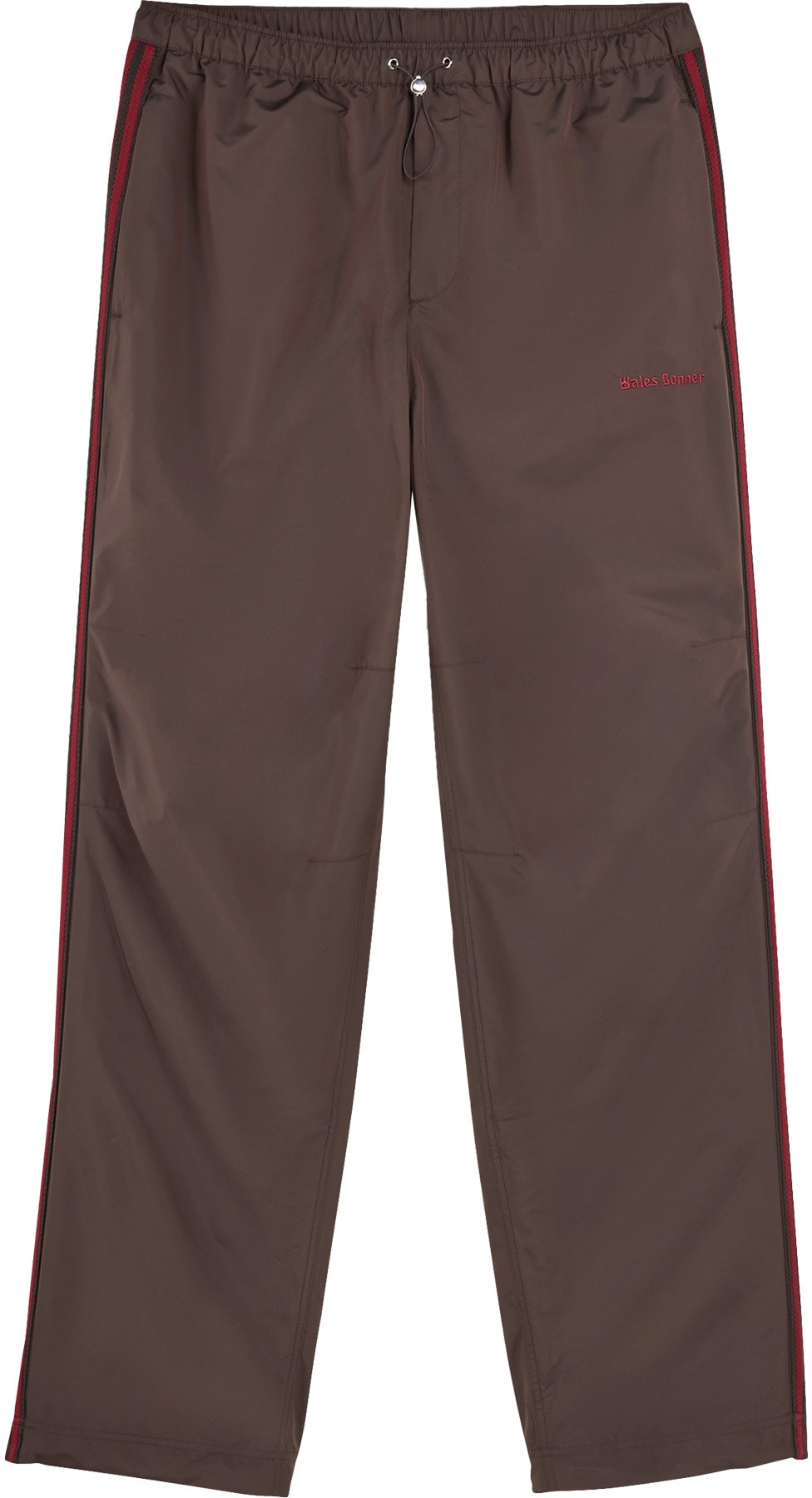 adidas Originals: Brun Pantalon de survêtement en nylon Wales Bonner Brun - 1