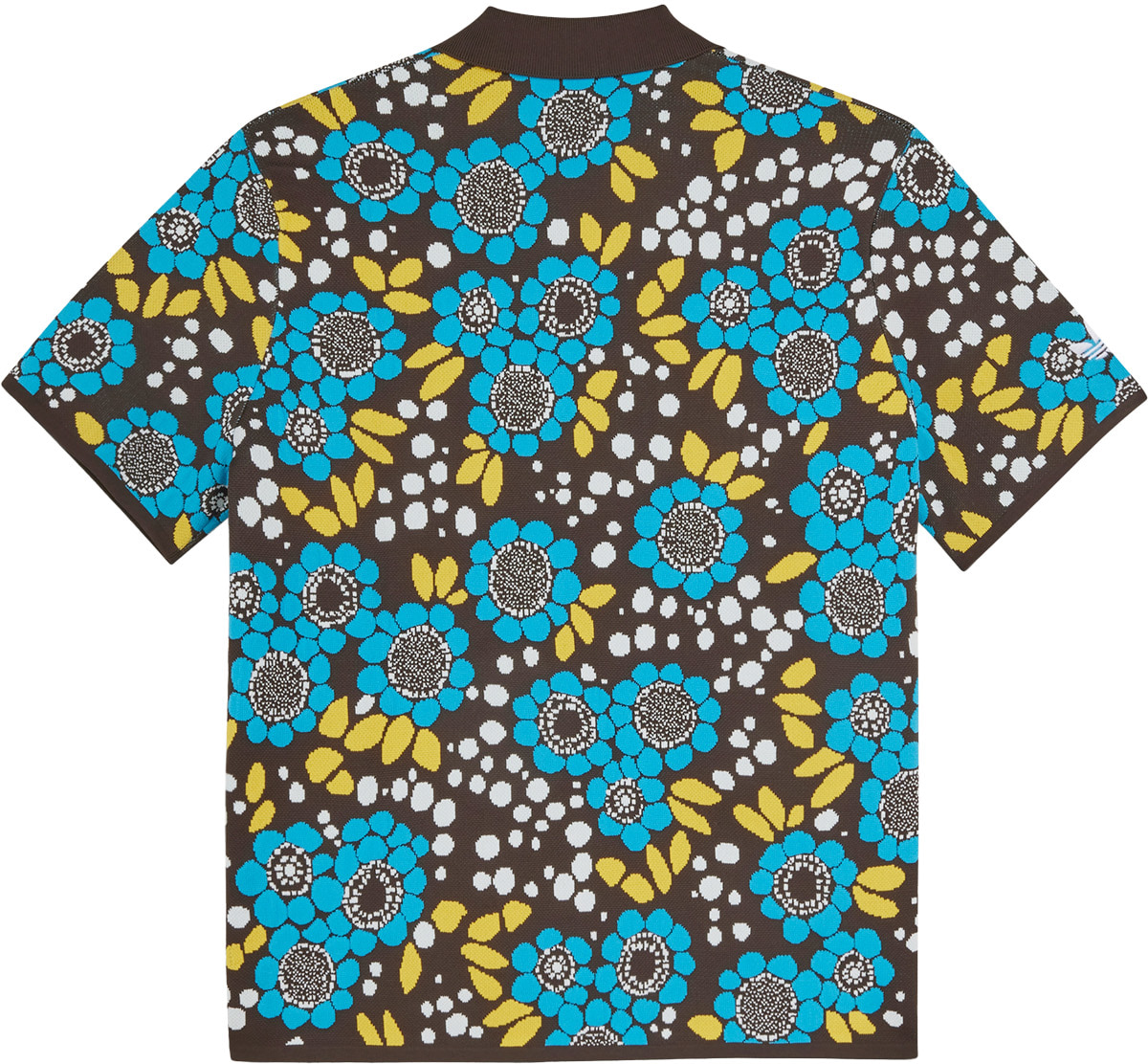 adidas Originals: Multicolor Wales Bonner Knit Floral Polo Shirt - 2