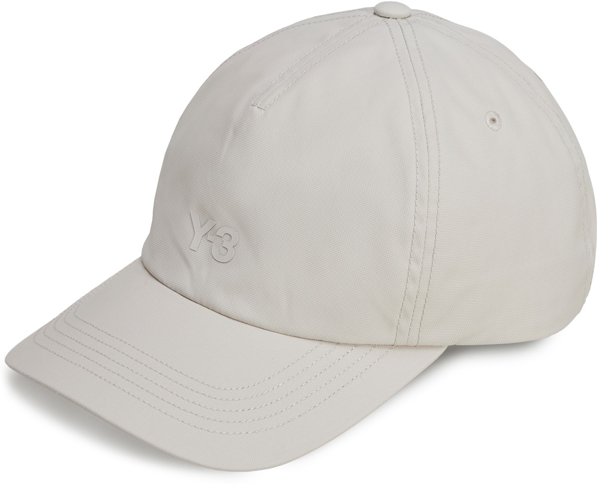 Y-3: Neutrals Nylon Cap - 1