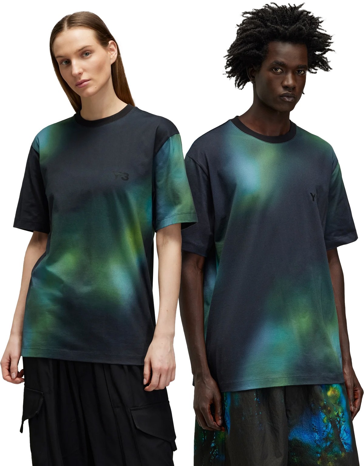 Y-3: Multicolor Regular AOP T-Shirt - 2
