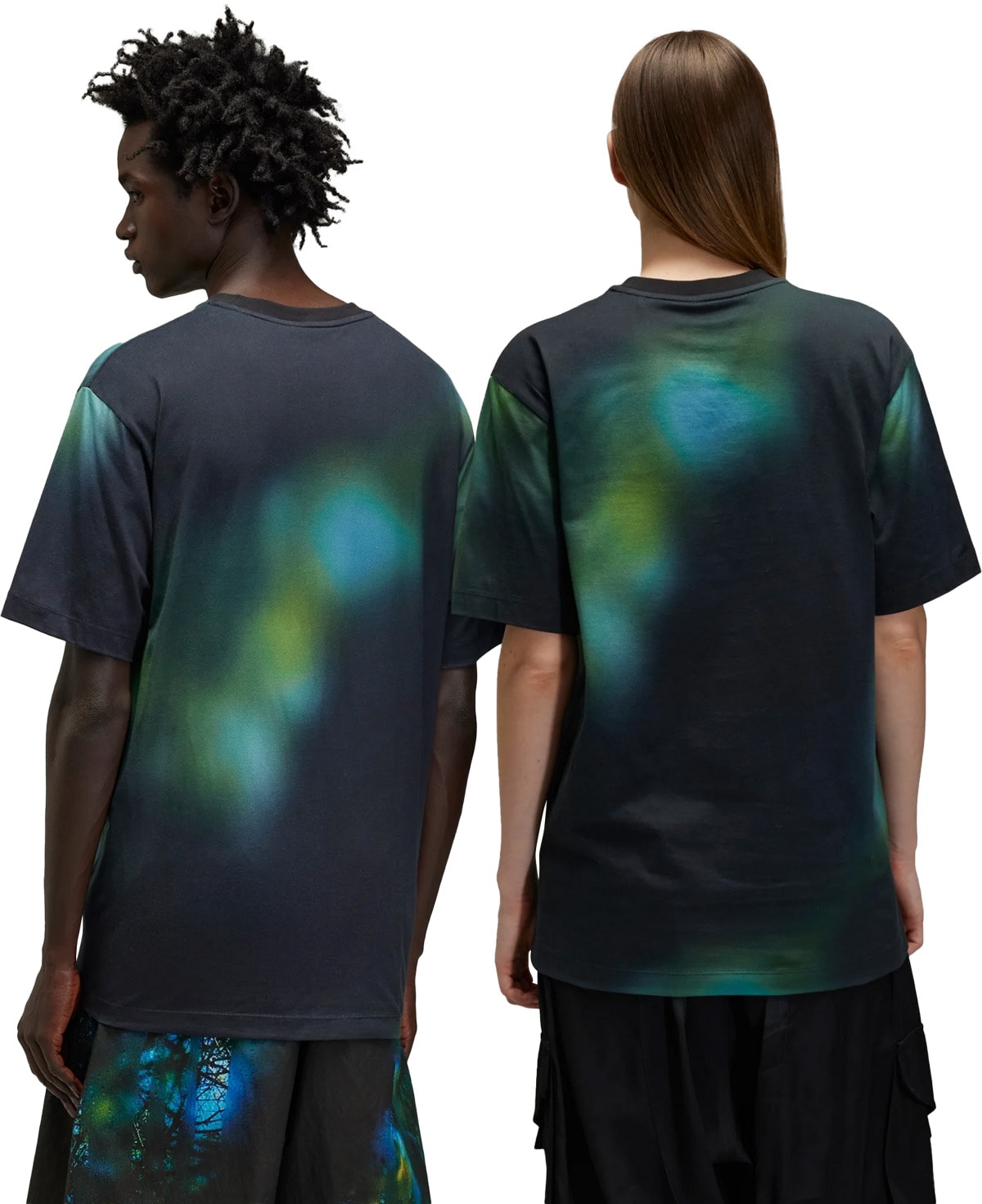 Y-3: Multicolor Regular AOP T-Shirt - 3