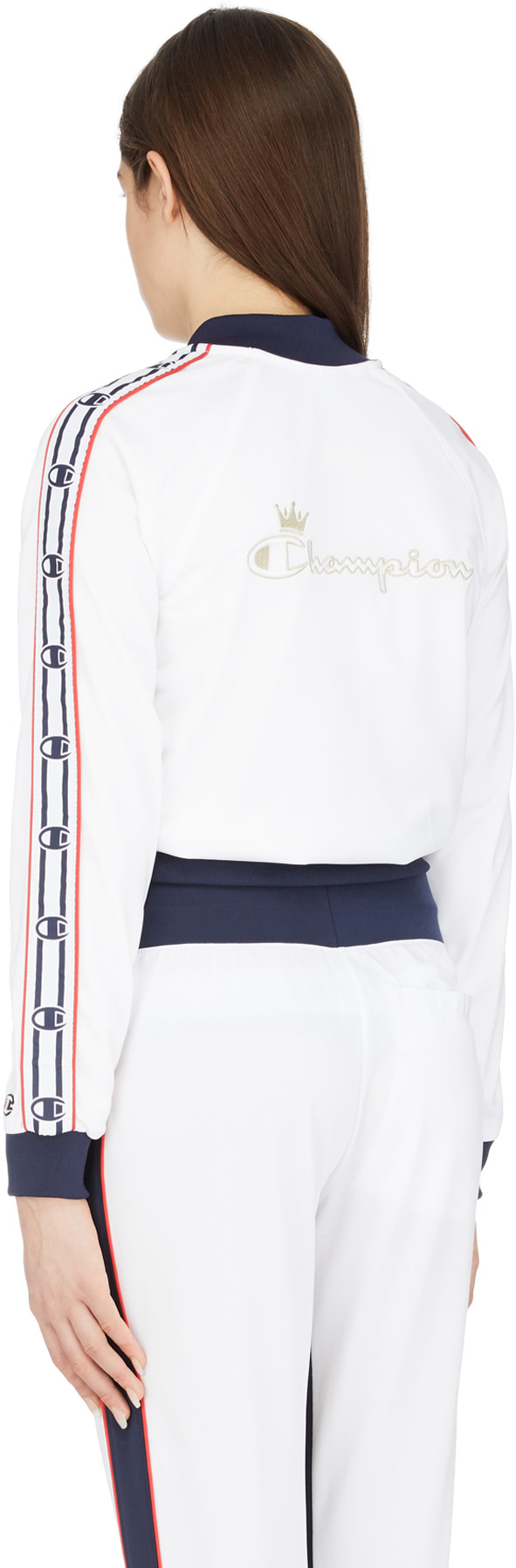 Champion: White Crown C Track Jacket - 3