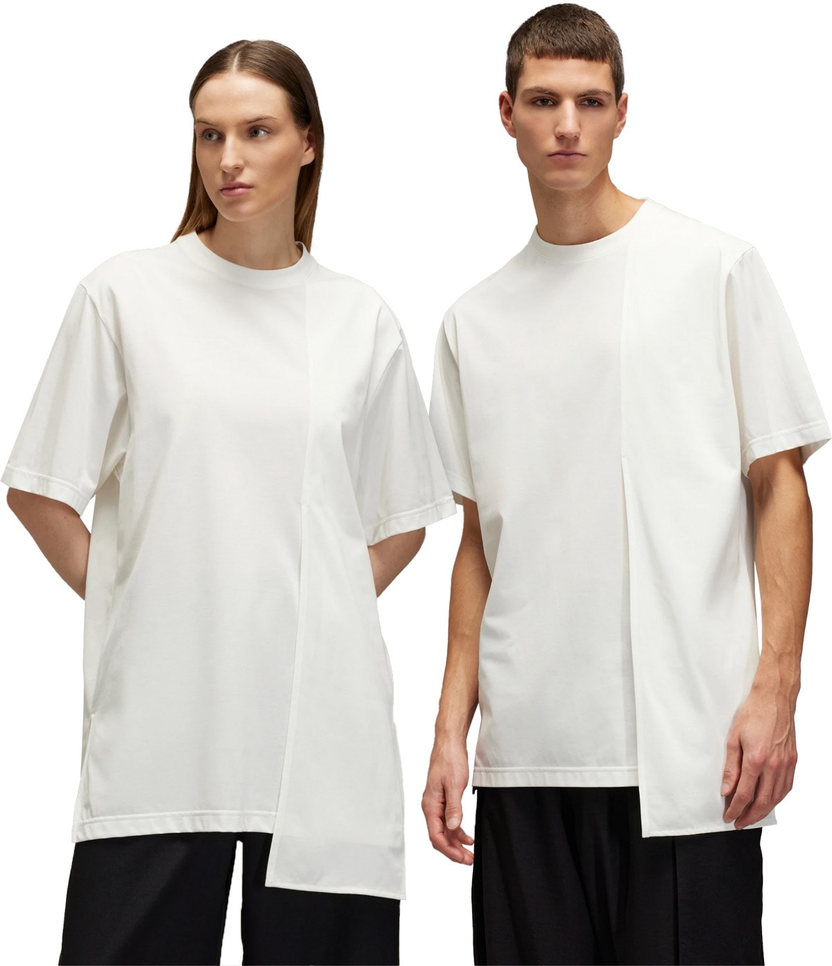 Y-3: Blanc T-Shirt Premium à manches courtes Blanc - 2