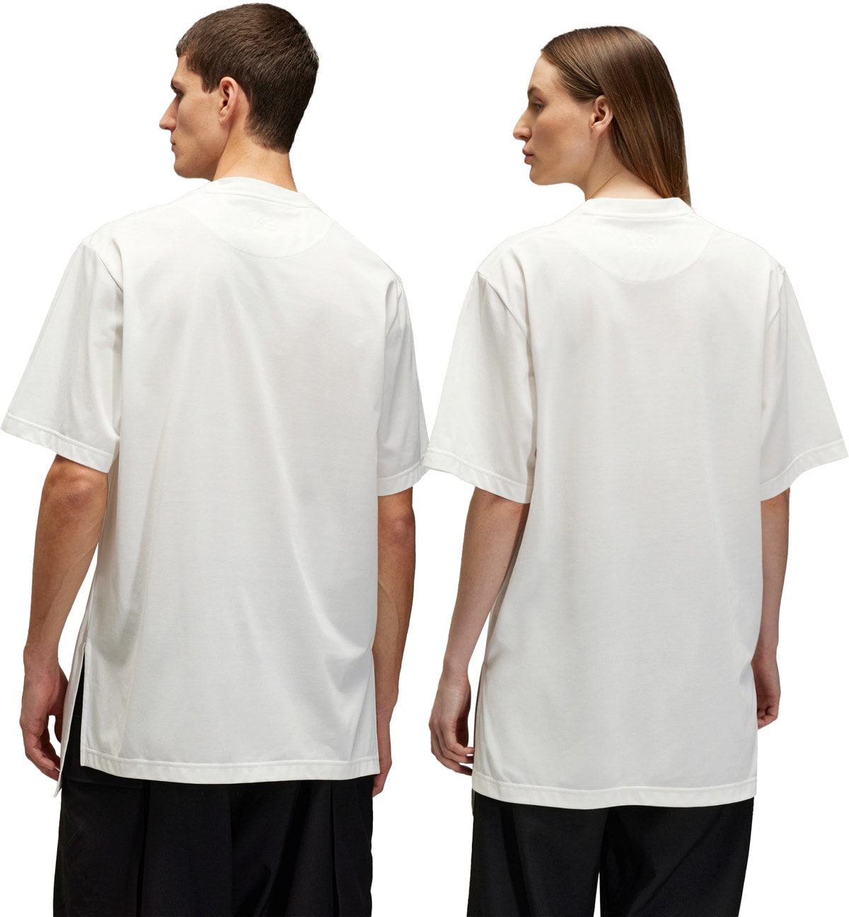 Y-3: Blanc T-Shirt Premium à manches courtes Blanc - 3
