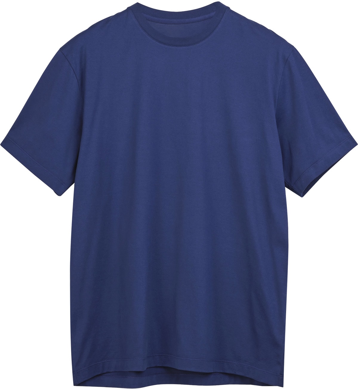 Y-3: Bleu T-Shirt graphique à manches courtes Bleu - 1