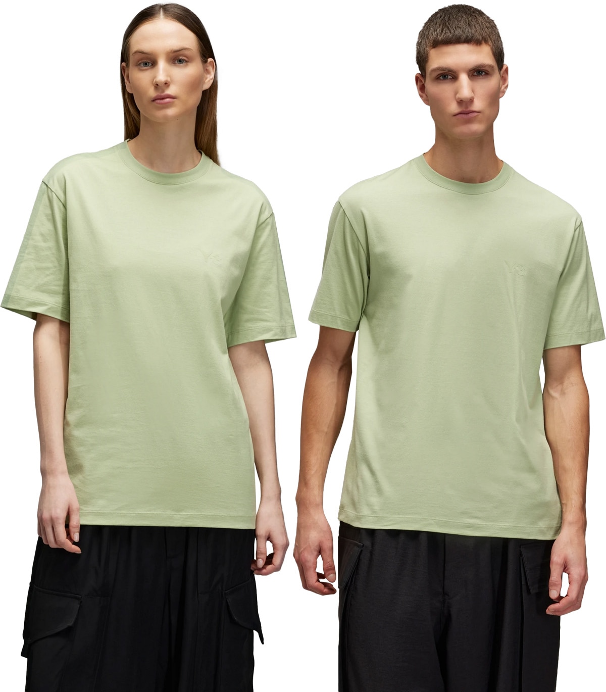 Y-3: Green Regular Short Sleeve T-Shirt - 2