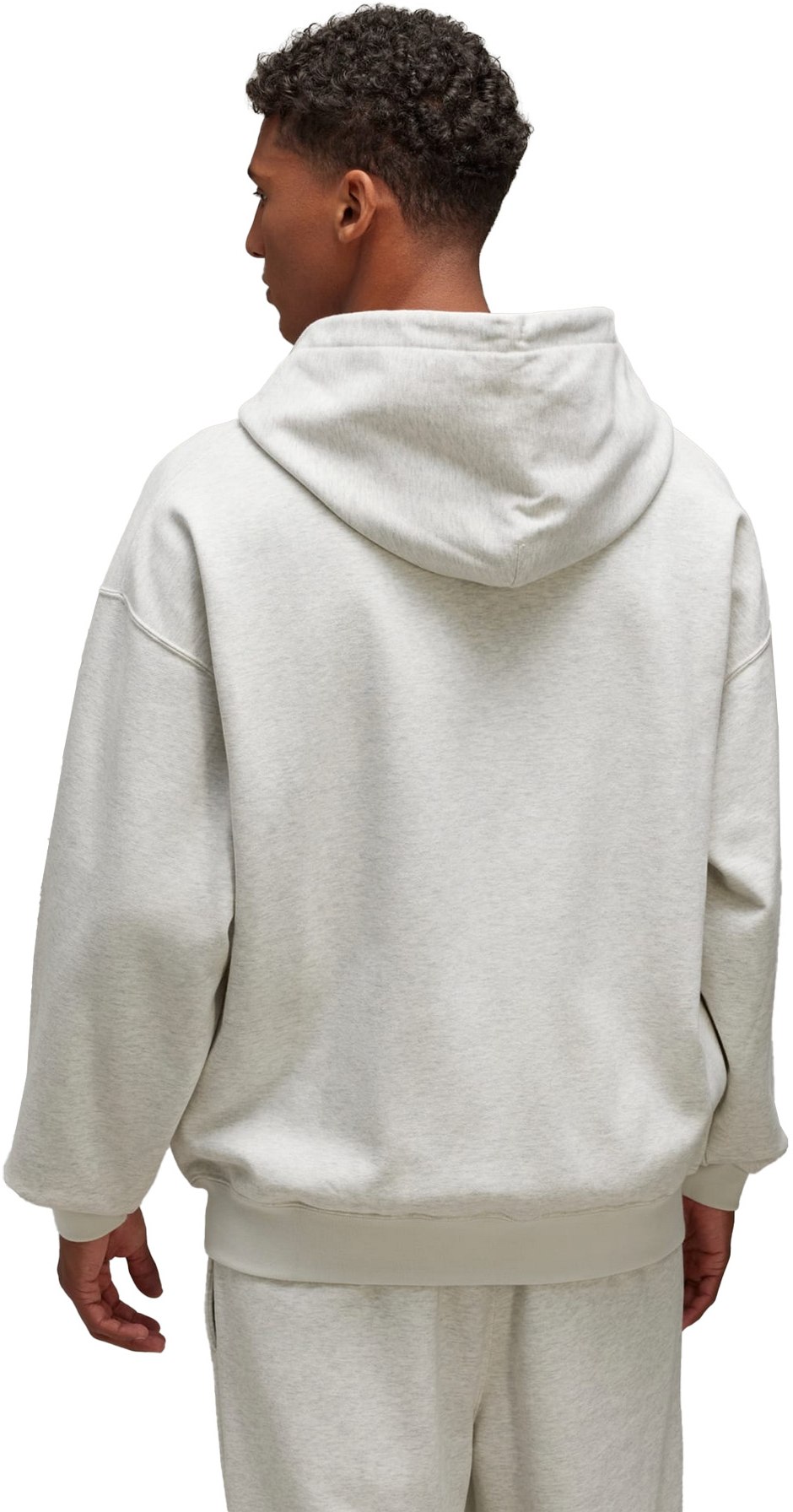 Y-3: Gris Sweat à capuche en éponge Gris - 3