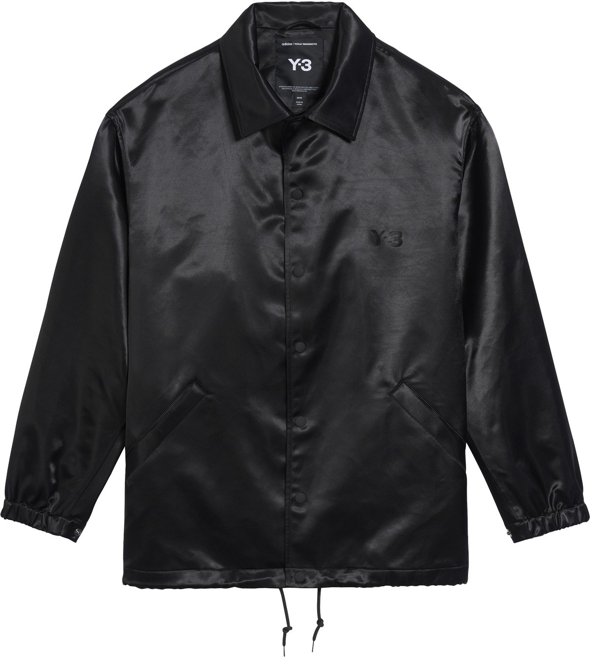 Y-3: Black GFX Coach Jacket - 1