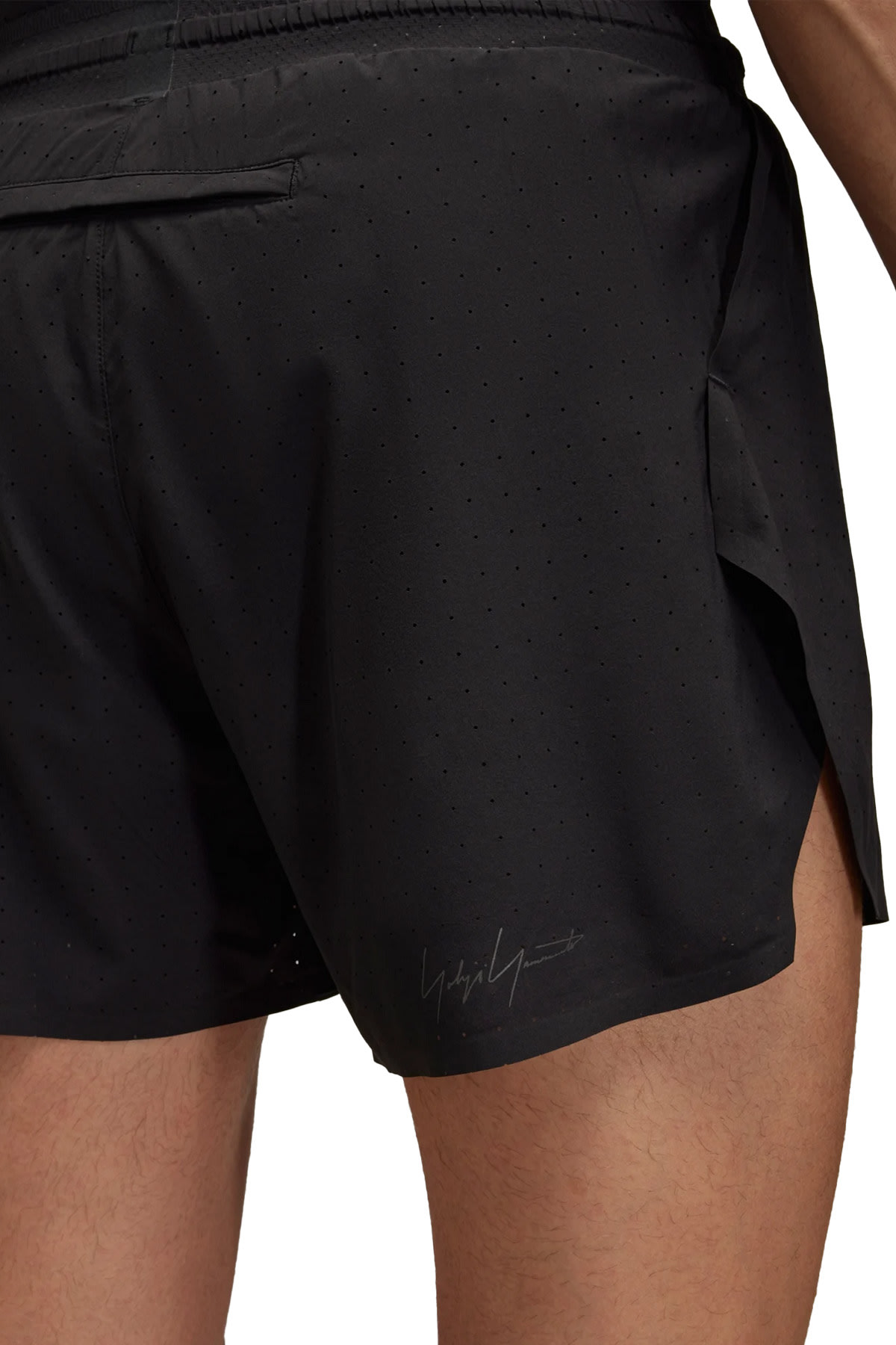 Y-3: Noir Short de course Noir - 3