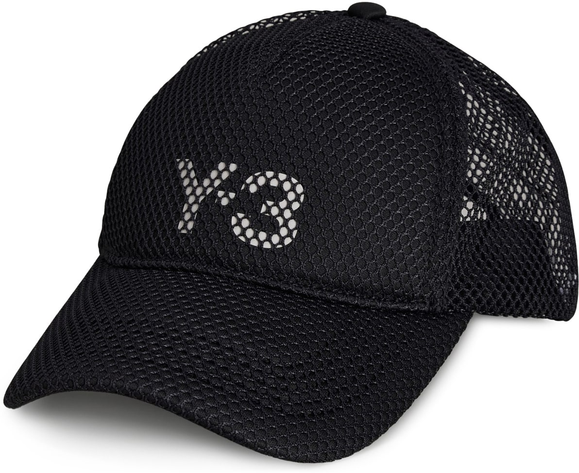 Y-3: Noir Casquette de camionneur Noir - 1