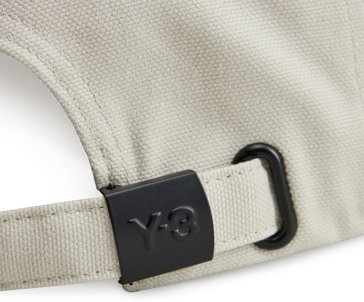 Y-3: White Logo Cap - 2