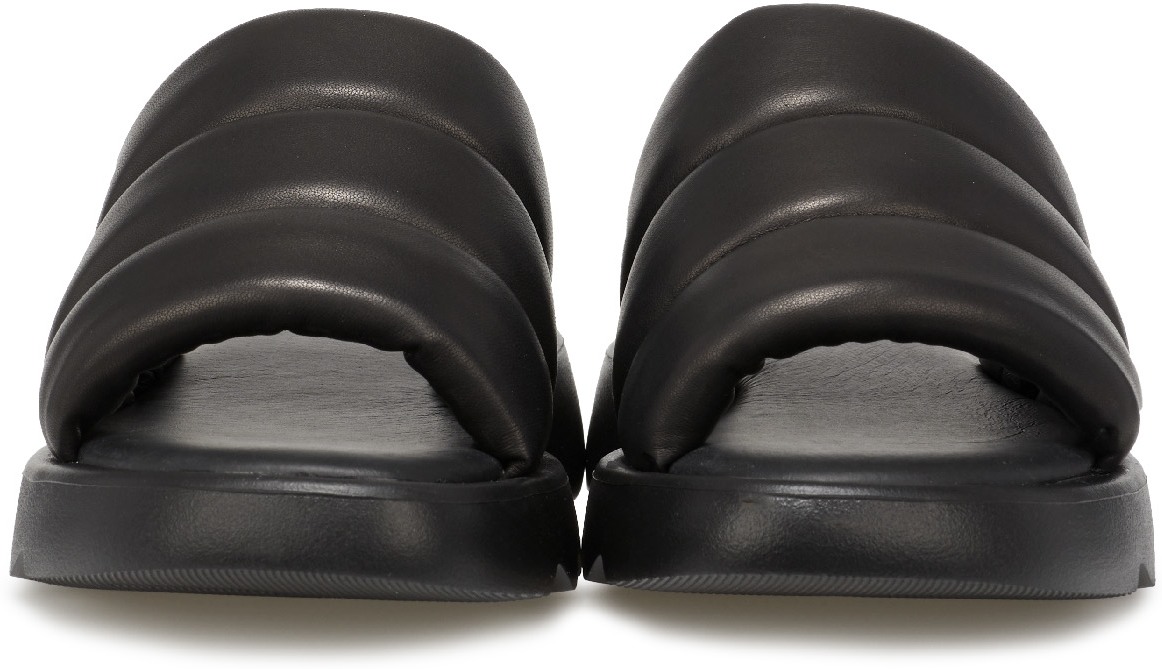 Cougar: Black Julep Leather Sandals - 3