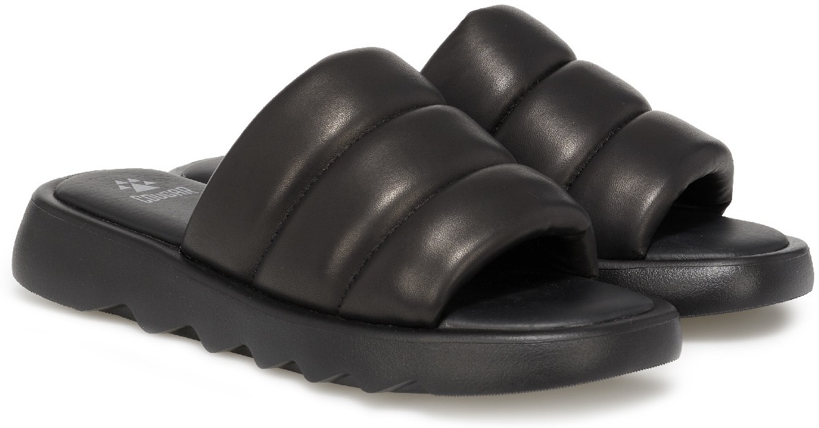 Cougar: Black Julep Leather Sandals - 4