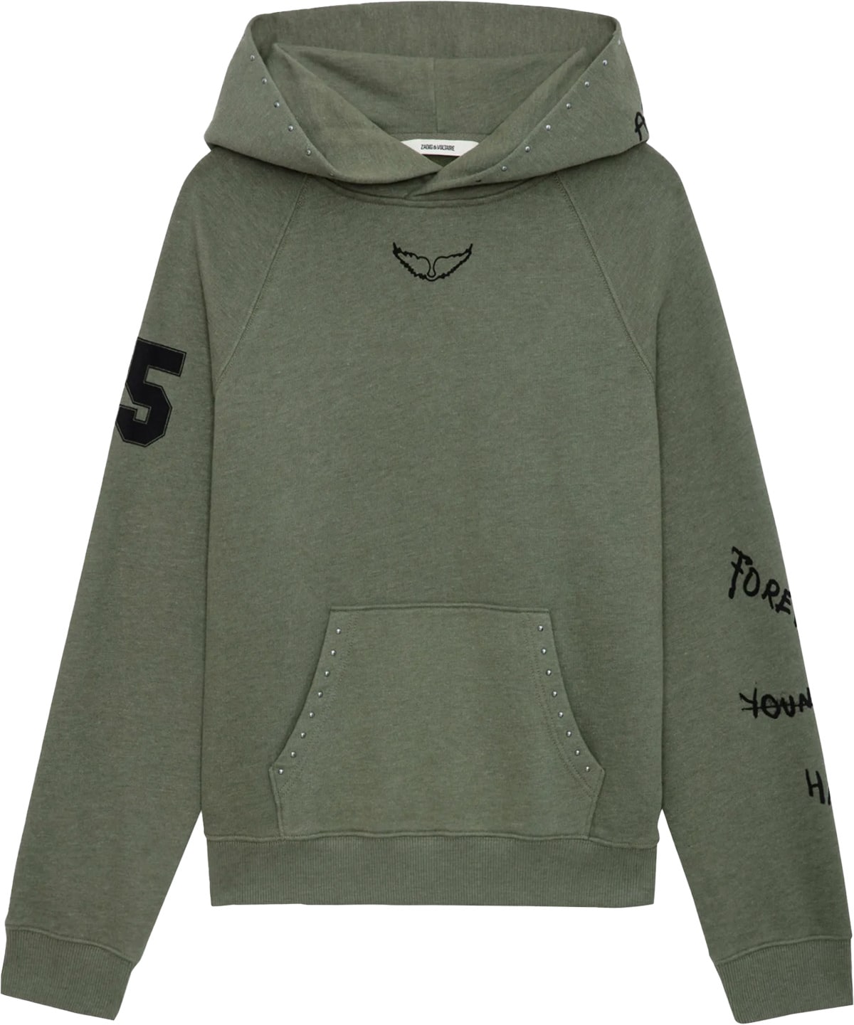 Zadig & Voltaire: Green Georgy Hoodie - 1