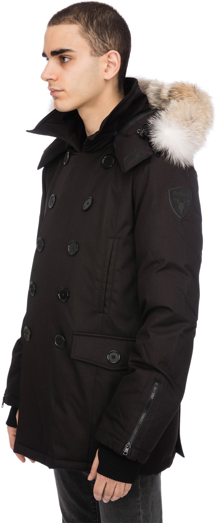 Nobis: Black Kato Peacoat - 2