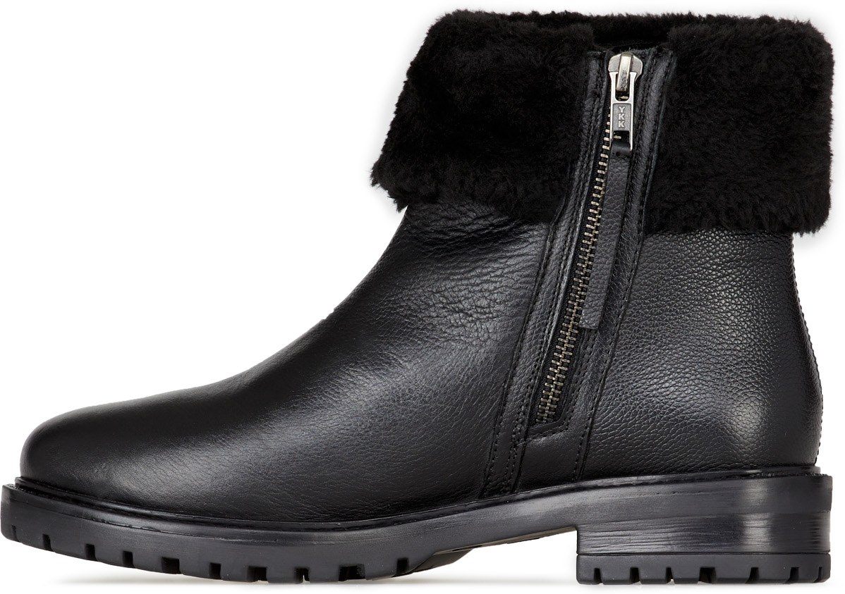 Cougar: Noir Bottes Kendal en Cuir Noir - 2