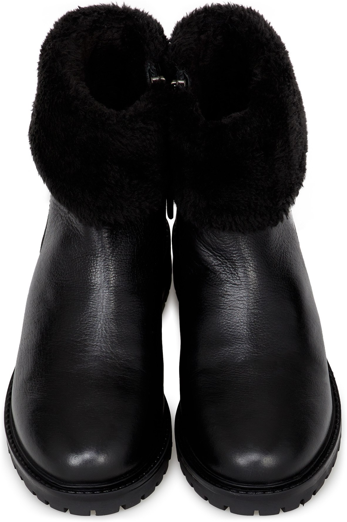 Cougar: Noir Bottes Kendal en Cuir Noir - 4