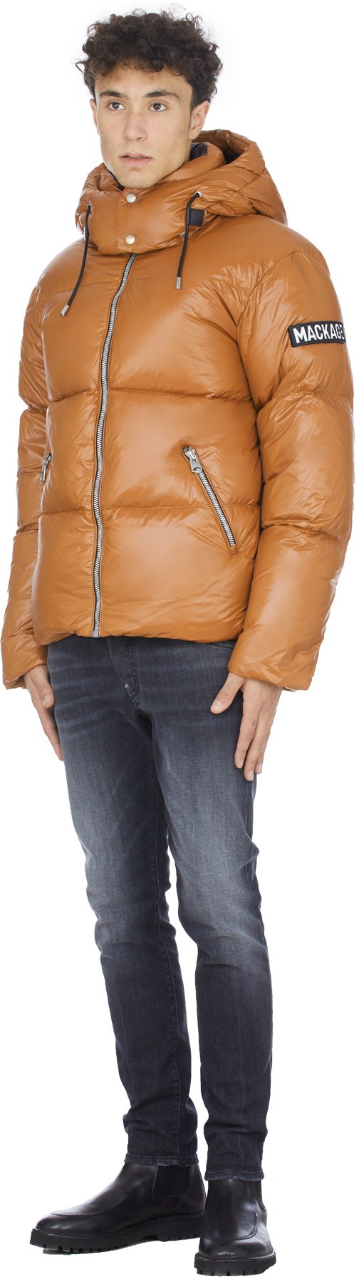 Mackage: Brown Kent Puffer Jacket - 4