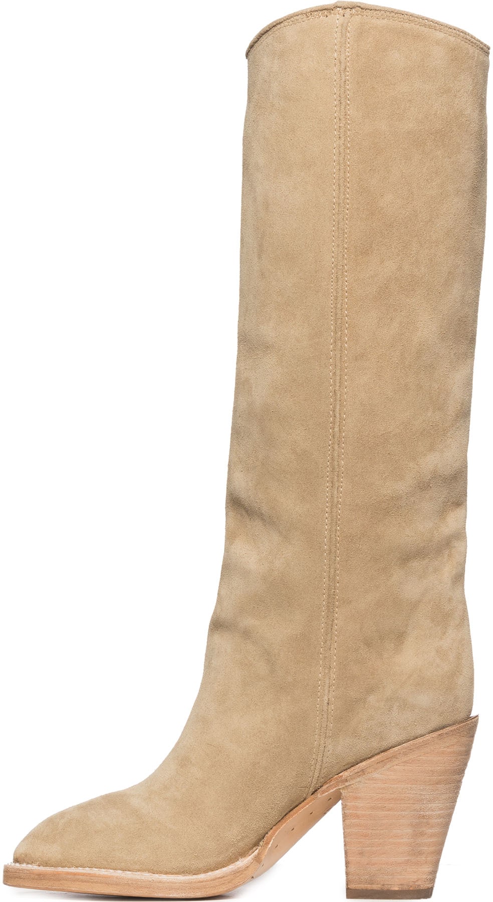 YEEZY: Neutrals Heeled Ankle Boots - 2