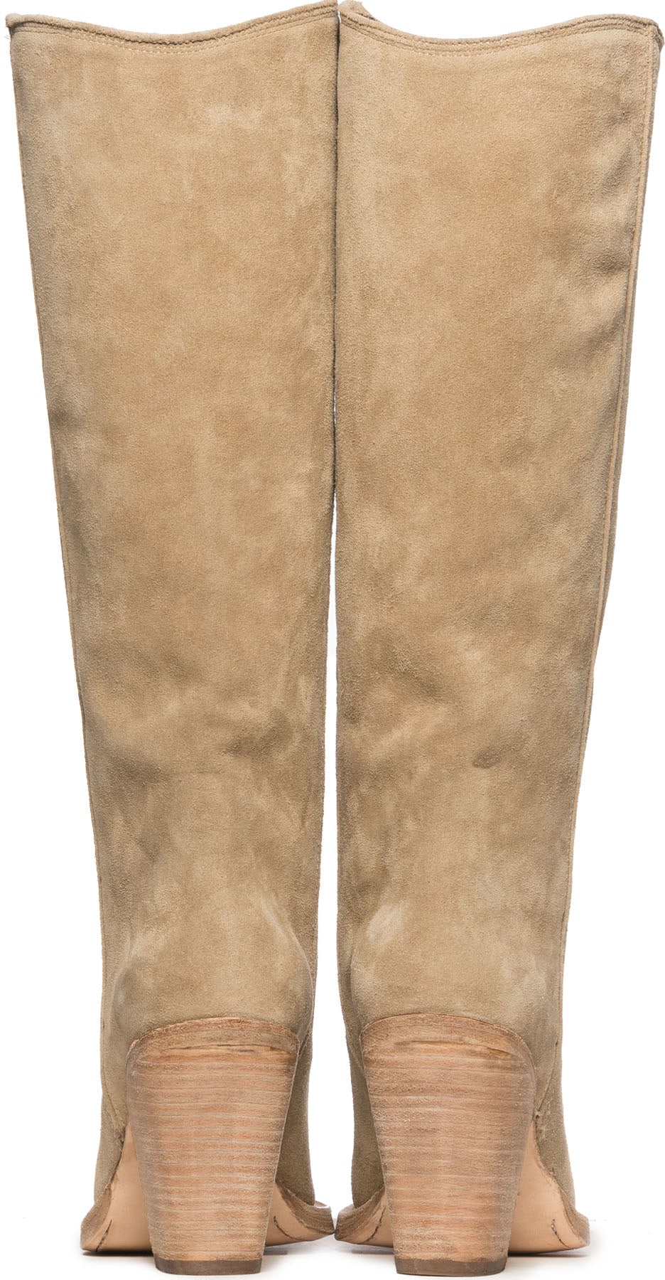 YEEZY: Neutrals Heeled Ankle Boots - 4