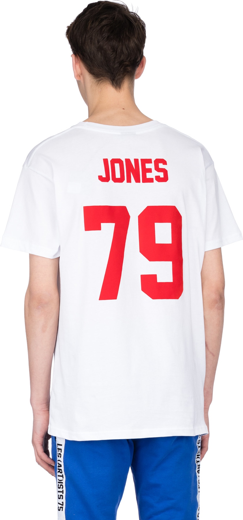 Les (Art)ists: White Jones 79 Football T-Shirt - 3