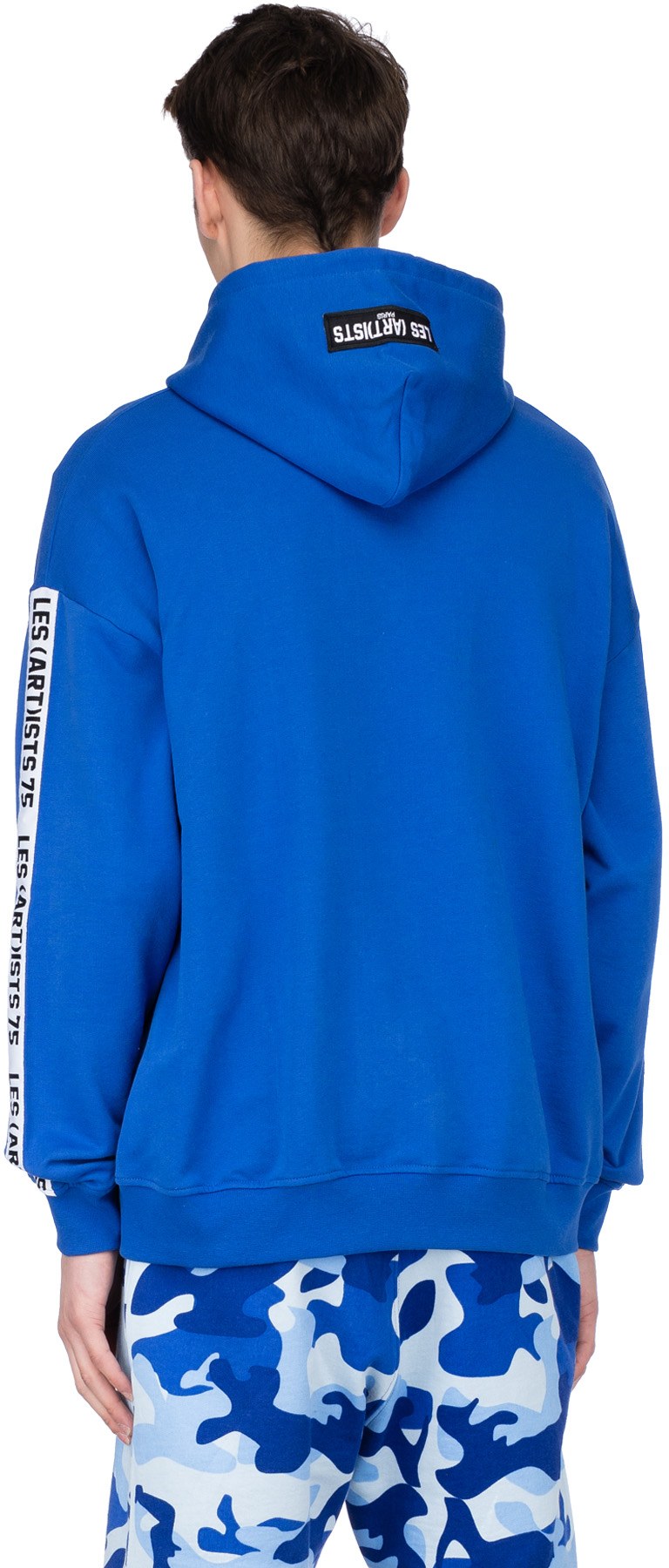 Les (Art)ists: Blue Zanzibar Zip Hoodie - 3