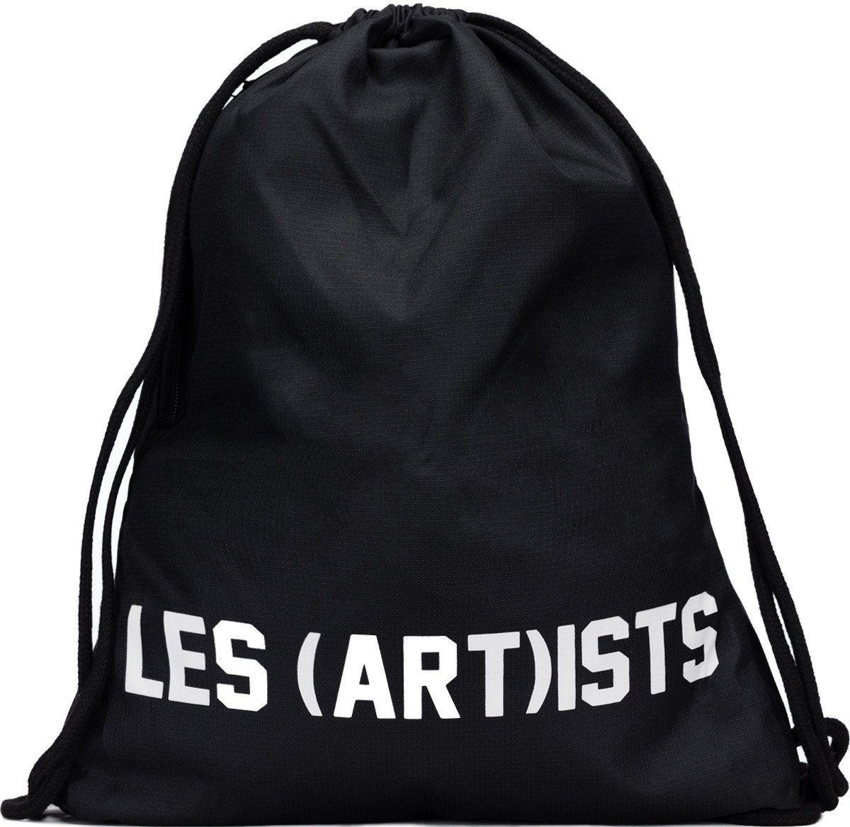 Les (Art)ists: Black Logo Gym Bag - 1