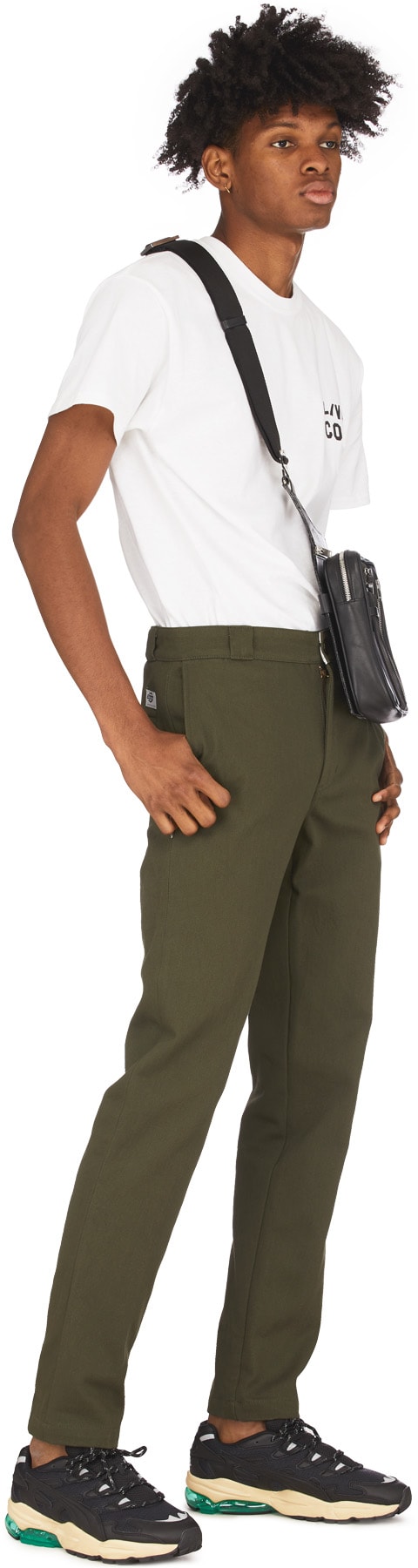 LIVINCOOL: Blanc T-Shirt Logo Ondulé Blanc - 4