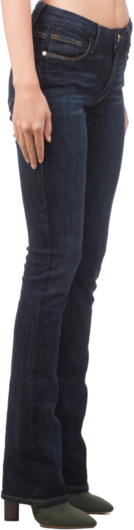 Frame: Bleu Jeans Le Mini Boot Bleu - 2