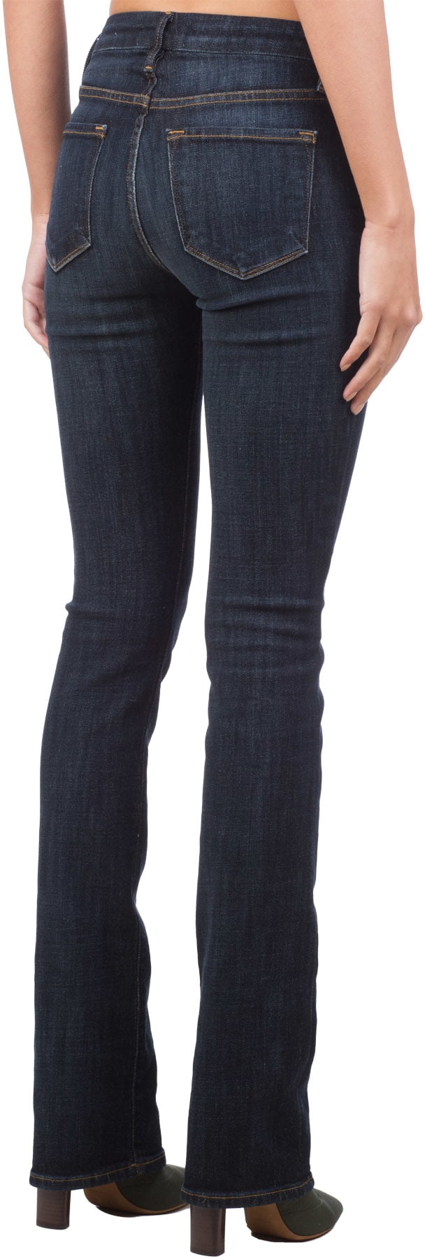 Frame: Bleu Jeans Le Mini Boot Bleu - 3