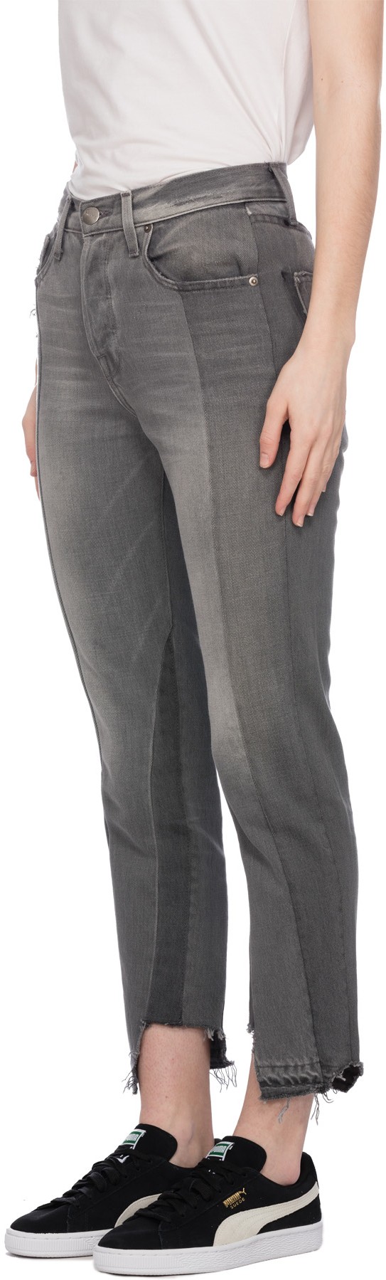 Frame: Grey Nouveau Le Mix Jeans - 2