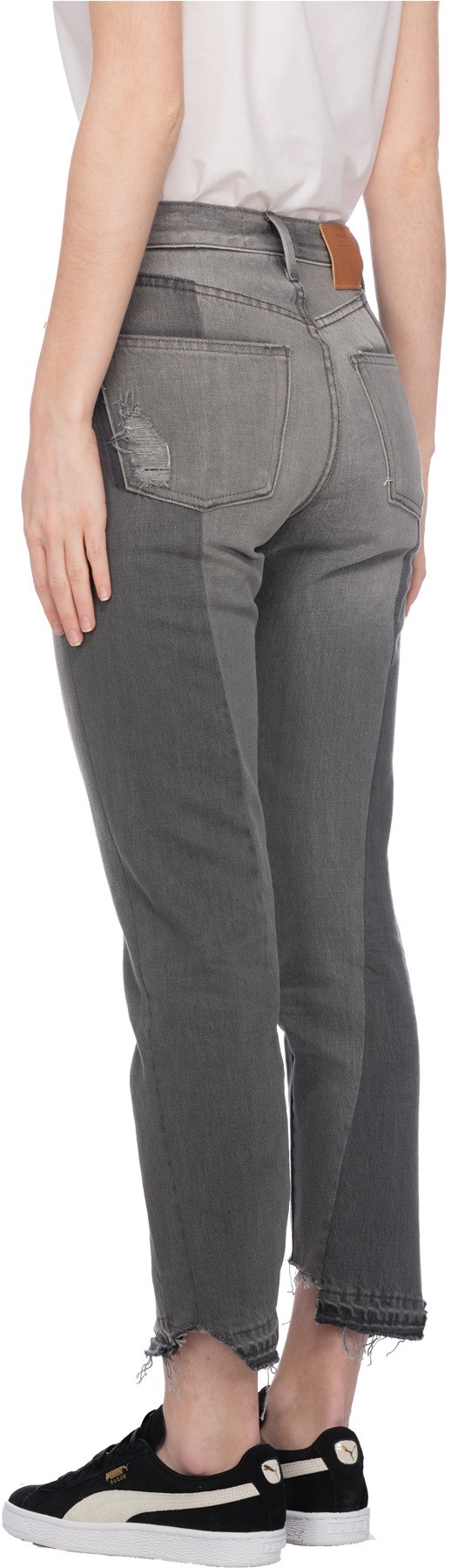 Frame: Grey Nouveau Le Mix Jeans - 3