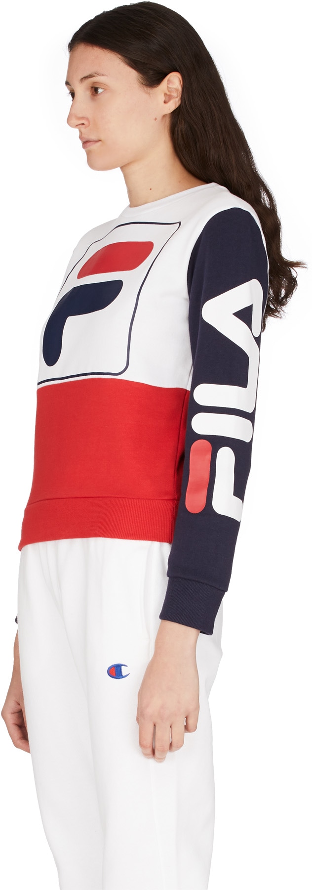 Fila: White Stacey Pullover - 2