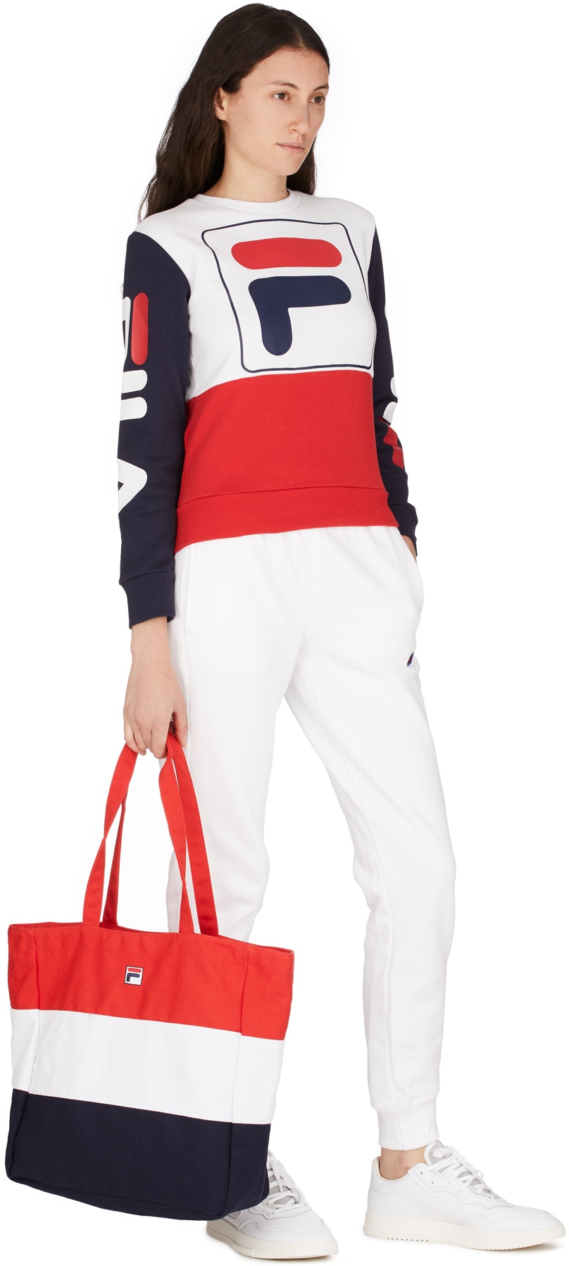 Fila: White Stacey Pullover - 4