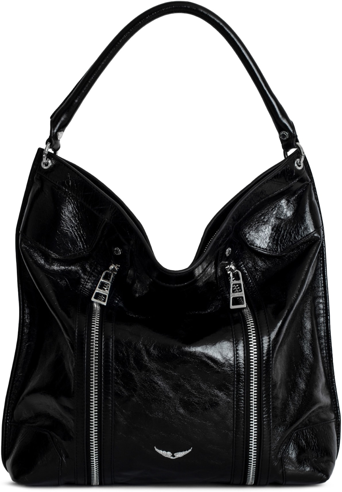 Zadig & Voltaire: Noir Sac hobo Sunny Noir - 1