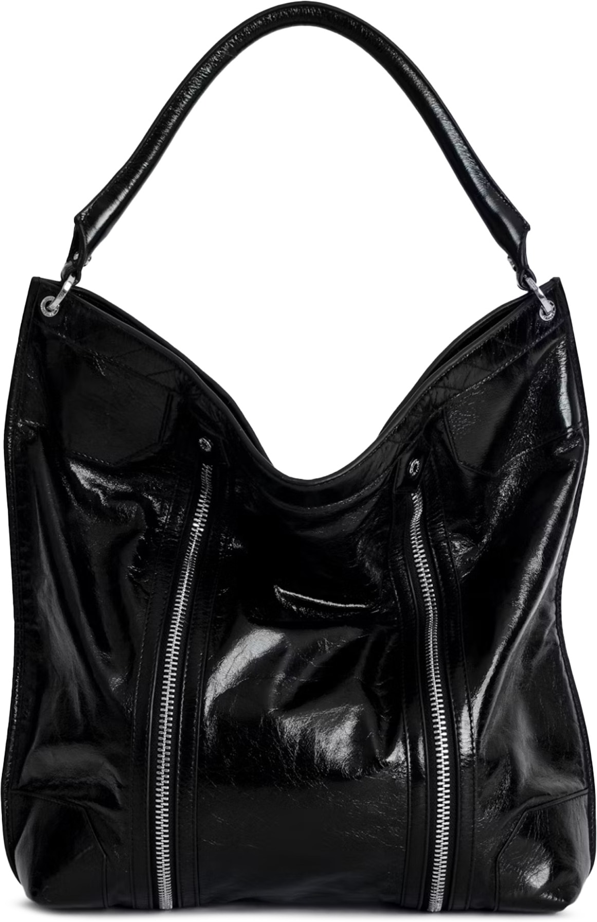 Zadig & Voltaire: Noir Sac hobo Sunny Noir - 2