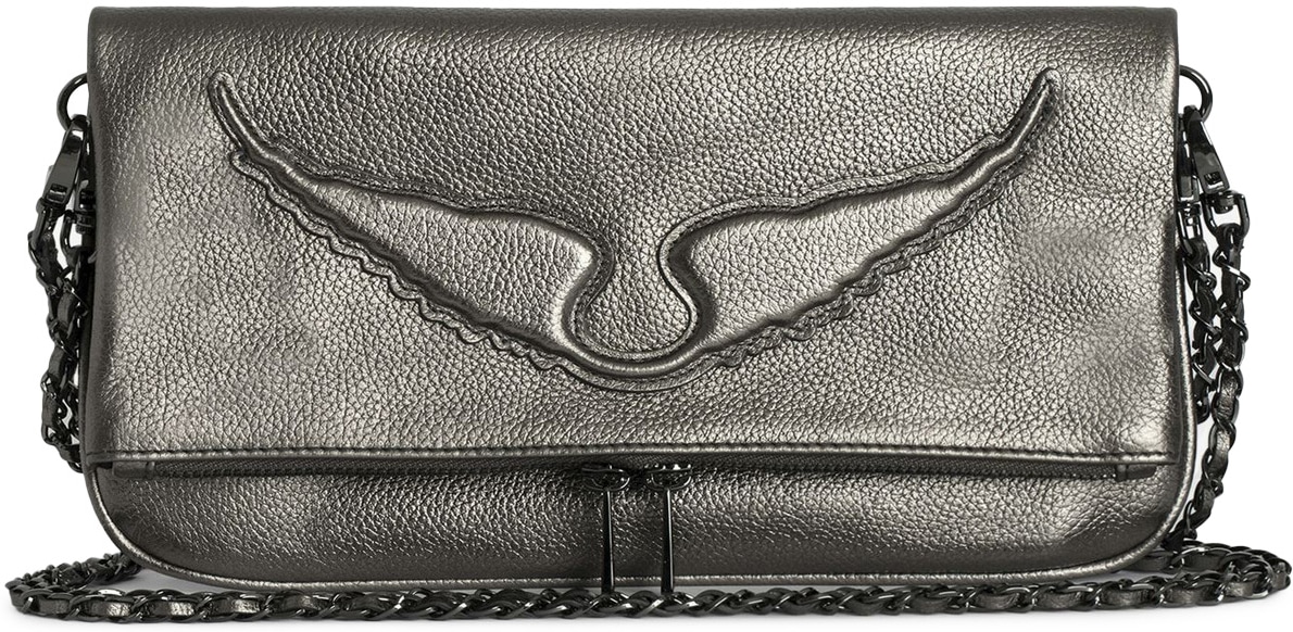 Zadig & Voltaire: Grey Rock Clutch - 1