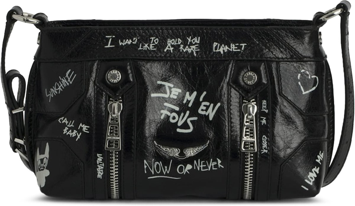 Zadig & Voltaire: Noir Sac Graffiti Sunny Mood Noir - 1