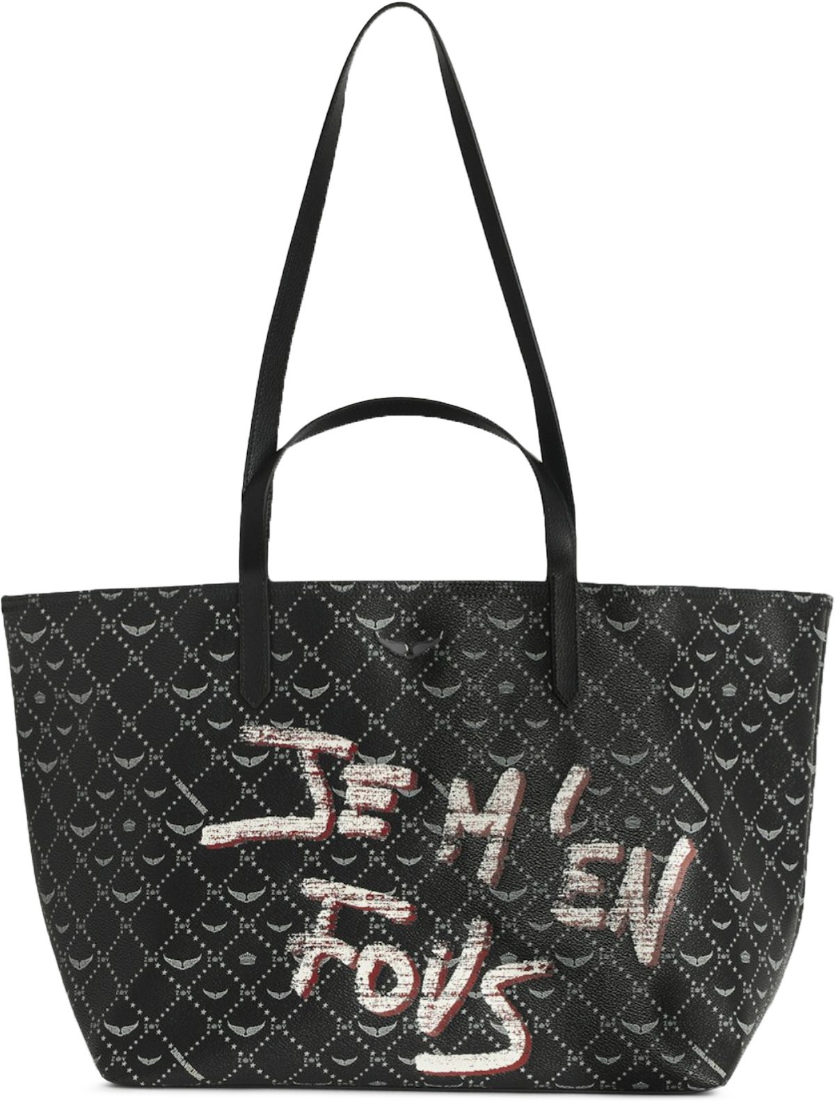 Zadig & Voltaire: Noir Sac à main Z XL Monogram Tag Noir - 1