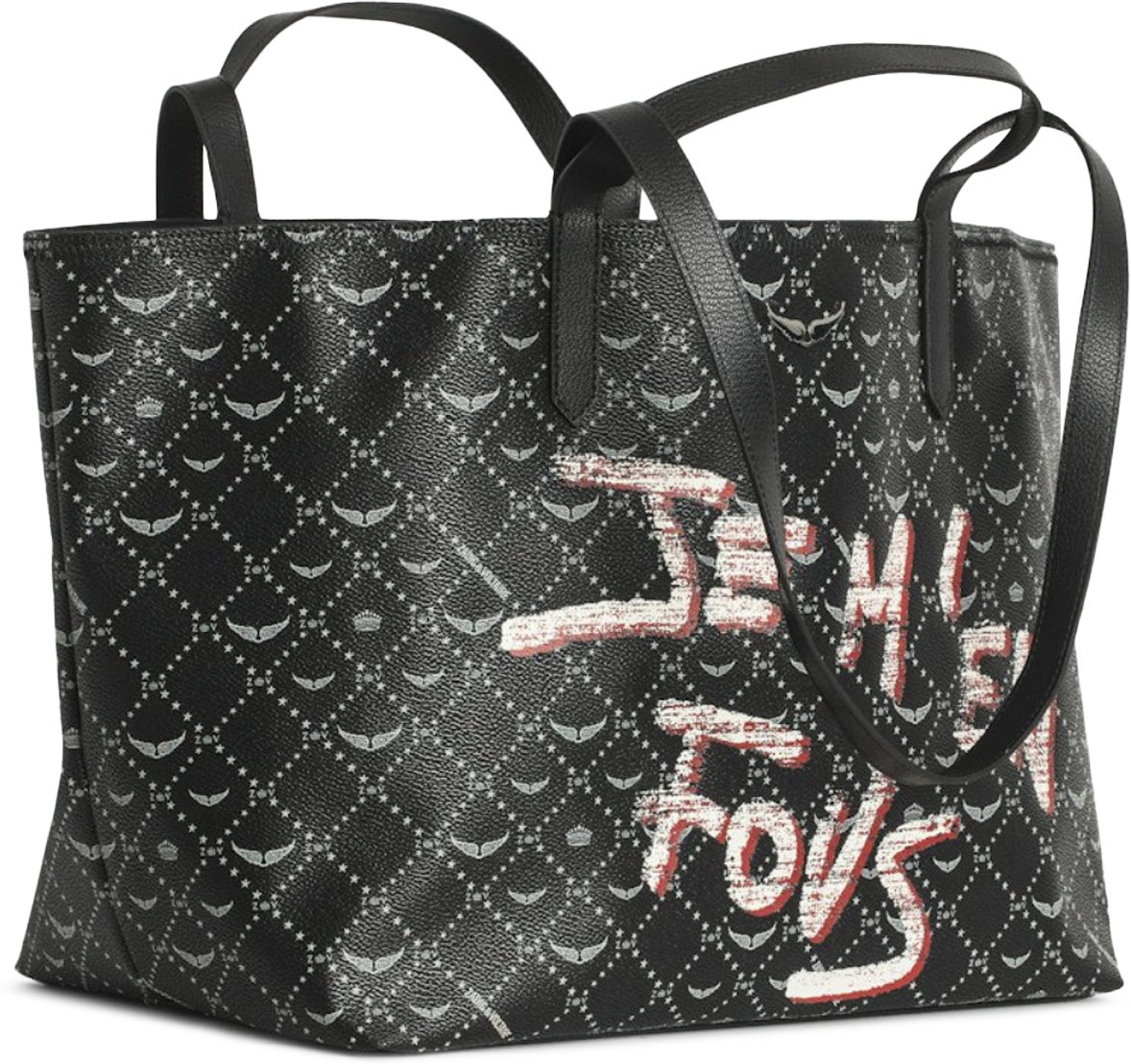 Zadig & Voltaire: Noir Sac à main Z XL Monogram Tag Noir - 2