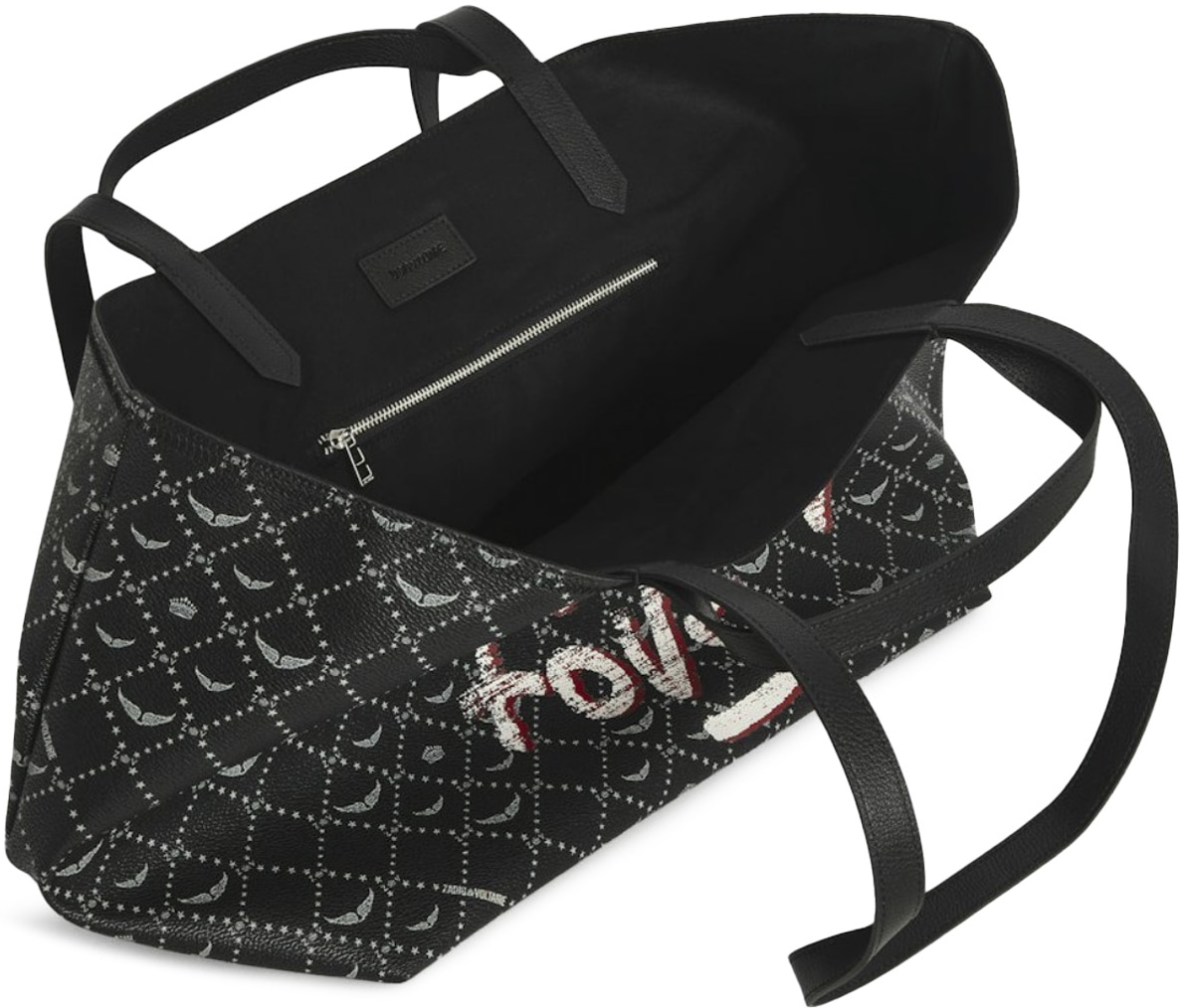 Zadig & Voltaire: Noir Sac à main Z XL Monogram Tag Noir - 4